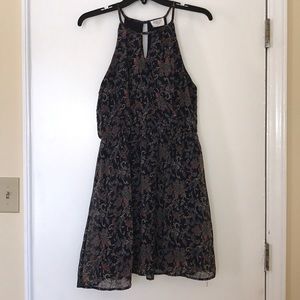 Sienna Sky paisley navy and orange dress